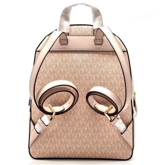 Michael Kors Jaycee Medium Signature Logo Backpack Powder Blush main image 6